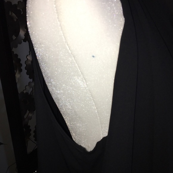 KAREN KANE NWT AUTHENTIC BLACK DRAPE FRONT SLEEVELESS BLOUSE - Picture 7 of 15